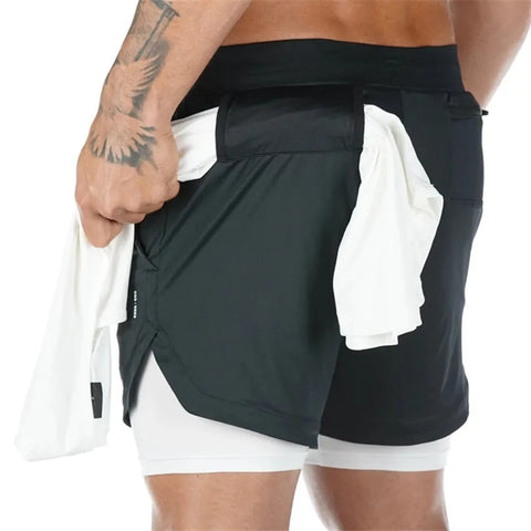 2020 Summer 2-in-1 Men's Gym shorts