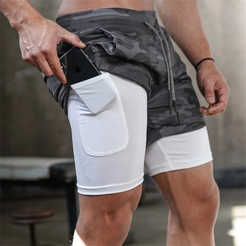 2020 Summer 2-in-1 Men's Gym shorts