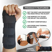 Wrist Support Brace Gloves Straps Pad