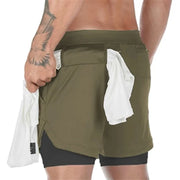 2020 Summer 2-in-1 Men's Gym shorts