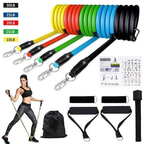 16PCS Resistance Band