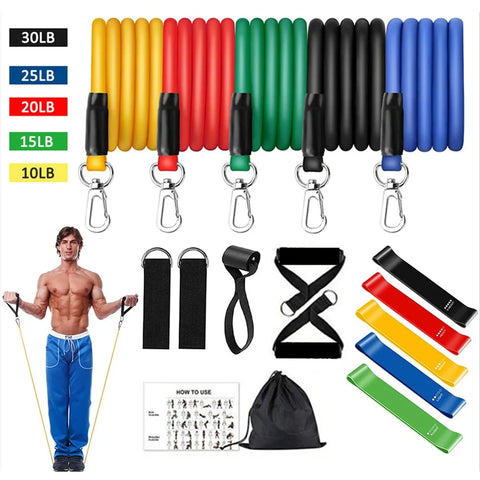 16PCS Resistance Band