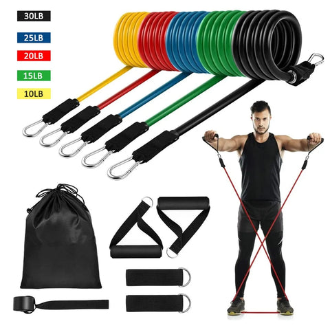 16PCS Resistance Band